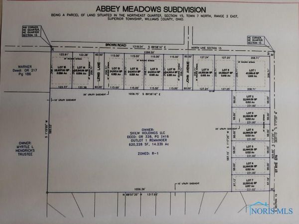1521 Maplehurst (LOT 4) Avenue, Montpelier, OH 43543