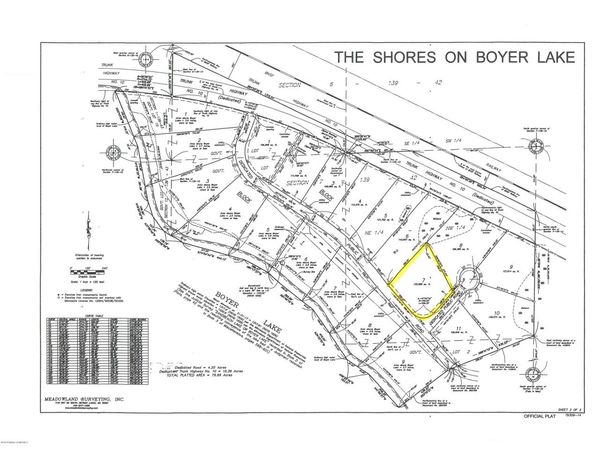 Lot 7 Blk2 The Shores On Boyer Lake S, Lake Park, MN 56554