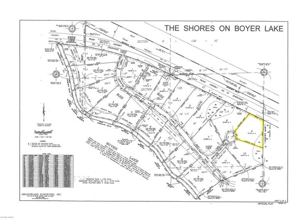 Lot 9 Blk2 The Shores On Boyer Lake S, Lake Park, MN 56554