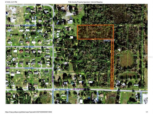MT TABOR ROAD, LAKELAND, FL 33810