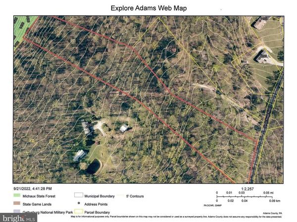 1245 GREEN RIDGE ROAD, ORRTANNA, PA 17353