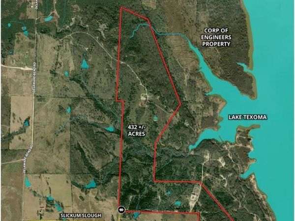 432 Acres Slickum Slough Road, Whitesboro, TX 76273
