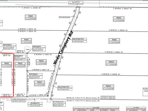 Lot 2 Wren Cemetery Road, Aberdeen, MS 39730