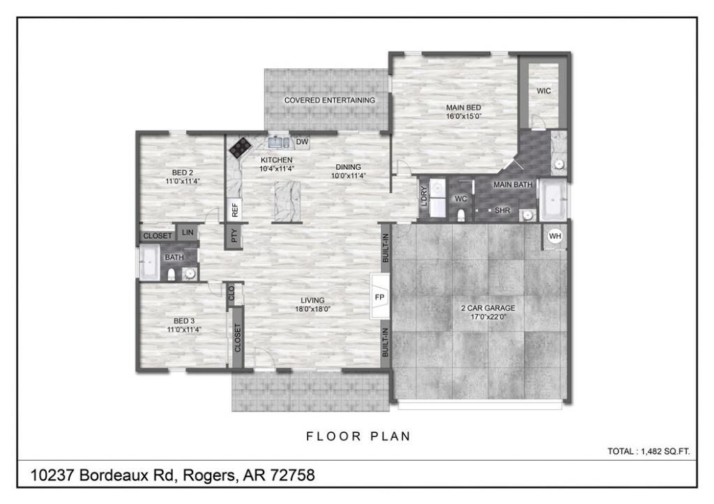 10237 Bordeaux Road, Rogers, AR 72758 Main Photo