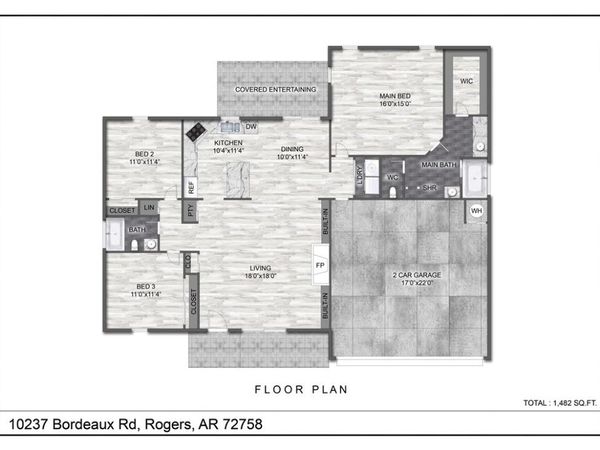 10237 Bordeaux Road, Rogers, AR 72758