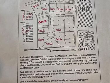 Blk 2 Lot 11 Sunset Avenue-Prairie Lane, Mountain Lake, MN 56159