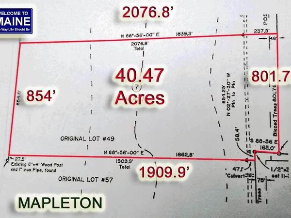 Lot 7 Off Pulcifer Road, Mapleton, ME 04757