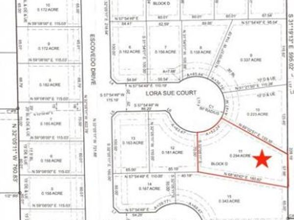 Lot 11 Block D Lora Sue Court, Italy, TX 76651