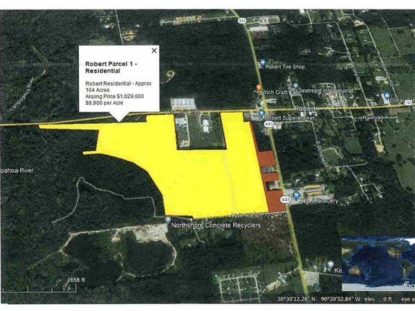 0 HOLMES Lane, Robert, LA 70454