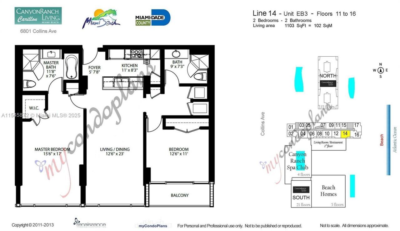 6801 Collins Ave, Unit 1206, Miami Beach, FL 33141 Photo