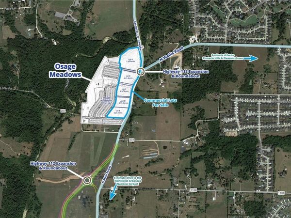 Hwy 112 and N Wallis Road, Unit Lot A, Cave Springs, AR 72718