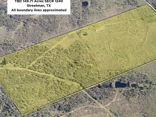 TBD 149.71 Acres SE CR 1240, Streetman, TX 75859