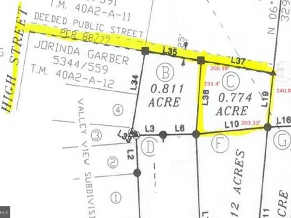 Lot C HIGH STREET, TIMBERVILLE, VA 22853