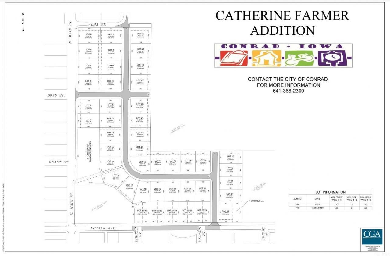 401 N Vernon Street, Lot #Lot 22, Conrad, IA 50621 Main Photo