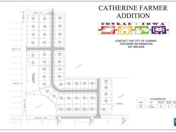 218/220 E Lillian Avenue, Unit Lot 23/24, Conrad, IA 50621