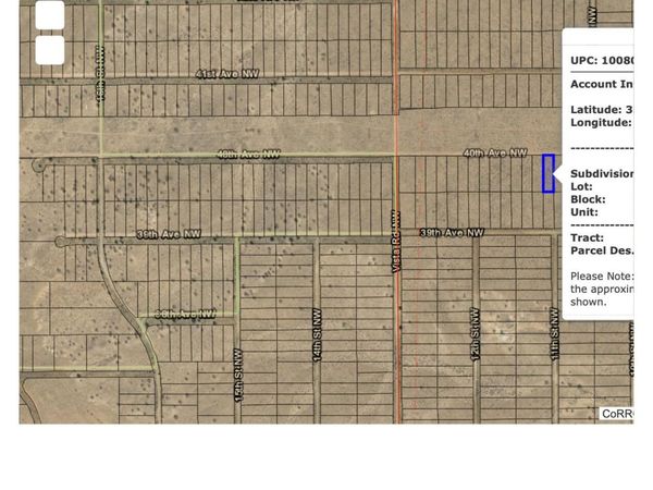 Unit 22, Block 15, Lot 14, Rio Rancho, NM 87144