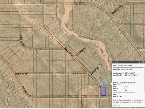 Falcon & Perigrine Road NW, Rio Rancho, NM 87144