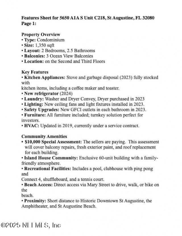 5650 A1a S, Unit C218, Saint Augustine, FL 32080 Photo