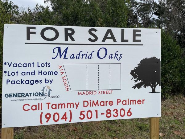 Madrid St Lot 1, St Augustine Beach, FL 32080