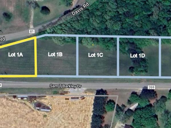 Lot 1A Sam T Barkley Dr., New Albany, MS 38652