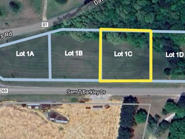 Lot 1C Sam T Barkley Dr., New Albany, MS 38652