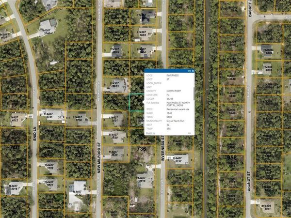 INVERNESS STREET, NORTH PORT, FL 34288
