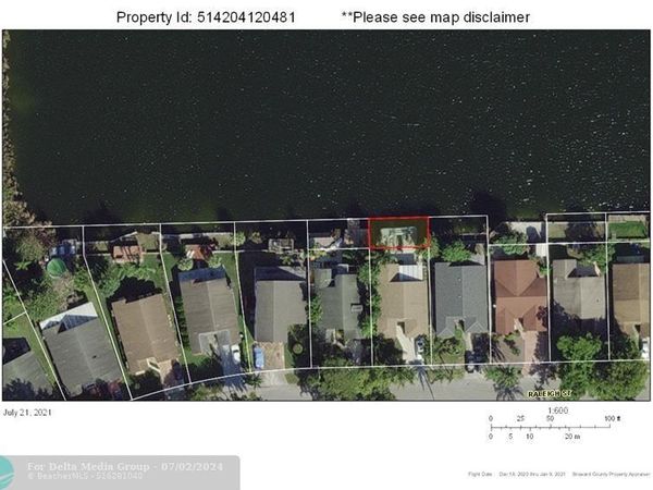 2517 Raleigh St, Lake side lot only, Hollywood, FL 33020