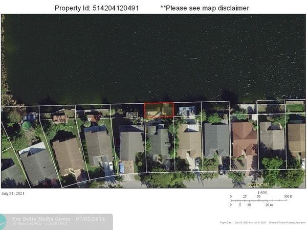 2521 Raleigh St, Lake side lot only, Hollywood, FL 33020