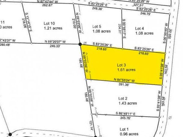 Lot 3 Joe Wheeler Brown Rd, Fulton, MS 38843