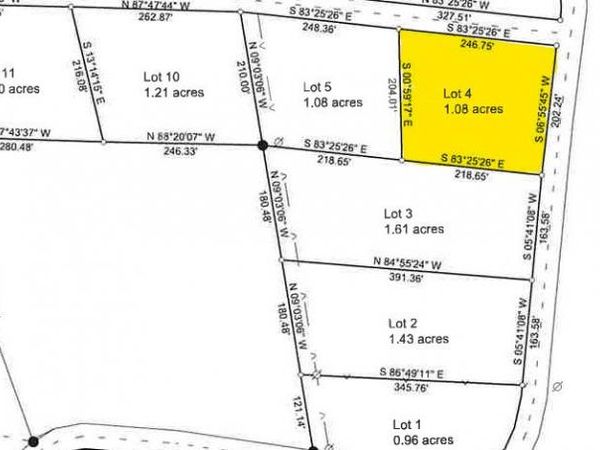 Lot 4 Joe Wheeler Brown Rd, Fulton, MS 38843