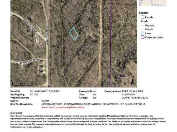 Lot 7 Cedarwood, Merriam Woods, MO 65740
