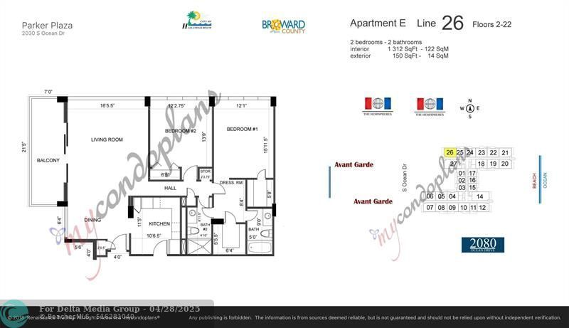 2030 S Ocean Drive, Unit 1626, Hallandale Beach, FL 33009 Photo