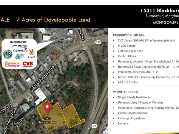 15311 BLACKBURN ROAD, BURTONSVILLE, MD 20866