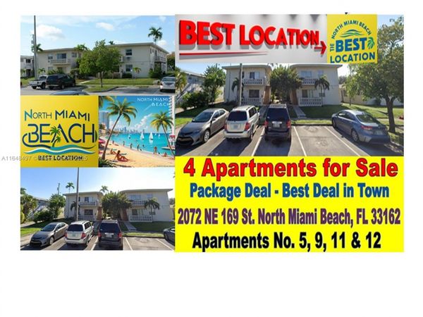 2072 NE 169th St, Unit Apartments, North Miami Beach, FL 33162