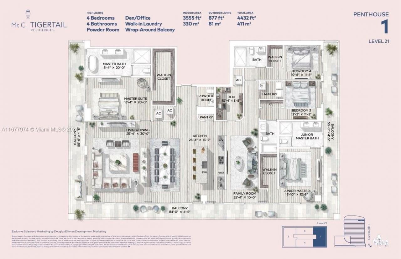 2678 Tigertail Ave, Unit PH1, Miami, FL 33133 Photo