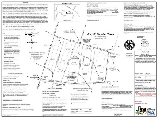 Sunset Ranch Tract 10-12 County Road 356, Gatesville, TX 76528