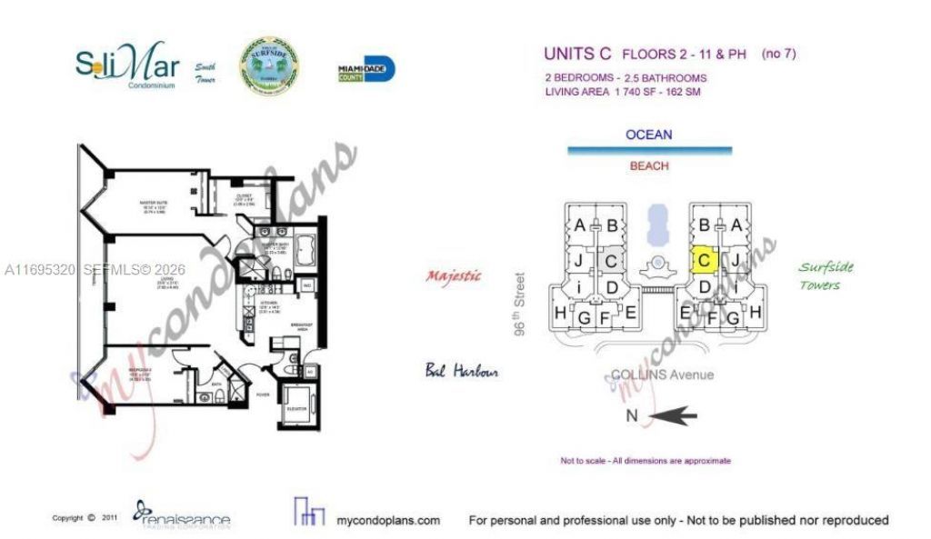 9559 Collins Ave, Unit S6-C, Surfside, FL 33154 Photo