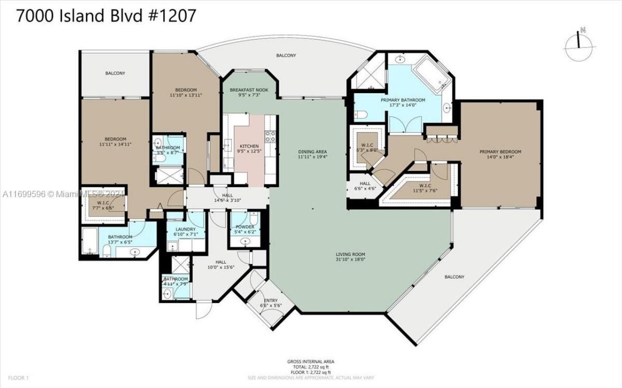 7000 Island Blvd, Unit 1207, Aventura, FL 33160 Photo