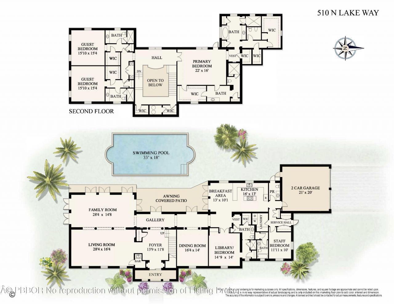 510 N Lake Way, Palm Beach, FL 33480 Photo