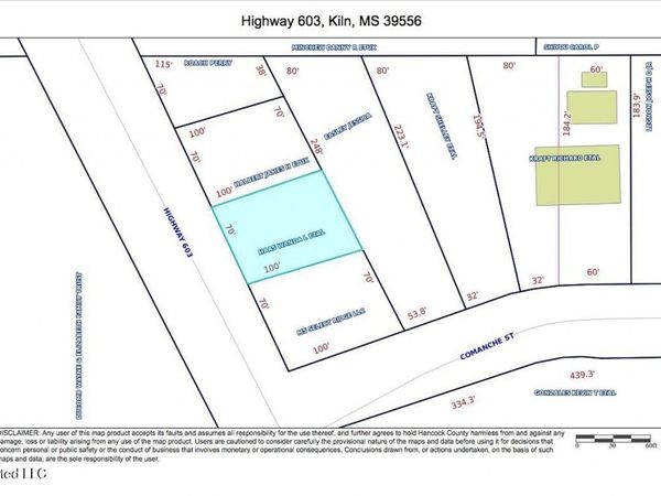 Highway 603, Kiln, MS 39556