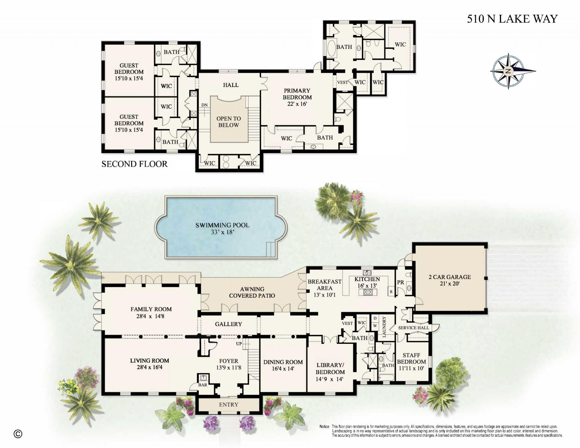 510 N Lake Way, Palm Beach, FL 33480 Photo