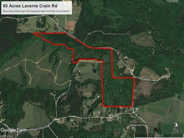 93 Acres LAVERNE CRAIN Road, Angie, LA 70426