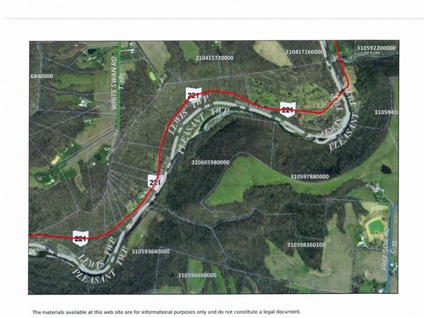 0 St Rt 221 & Footbridge, Pleasant Twp, OH 45121