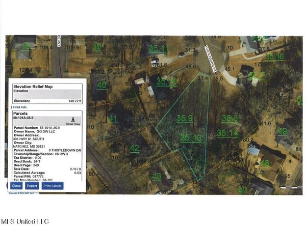 Thistledown, Natchez, MS 39120