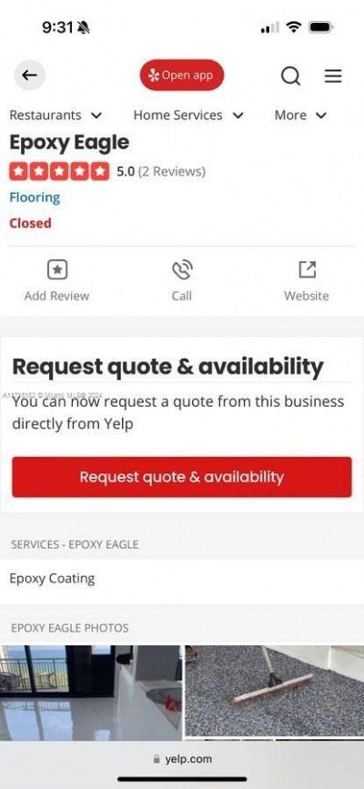 Concrete Coating & Epoxy Flooring Company, Unincorporated Dade County, FL 33174 Photo