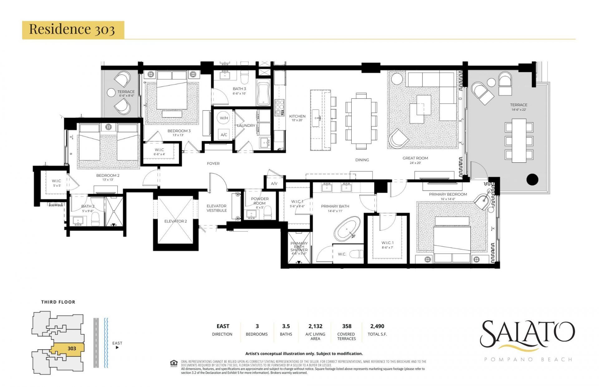 305 Briny Avenue, Unit 303, Pompano Beach, FL 33062 Photo