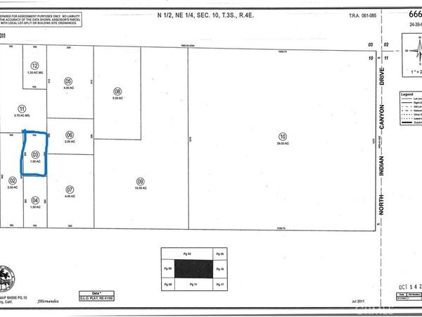 0 Dillion/Indian Canyon Dr, Palm Springs, CA 92258