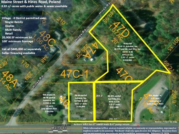 Lot 46-1 Maine Street, Poland, ME 04230