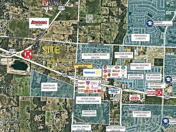 8400 E US Highway 380 Highway, Unit Lot-2, Cross Roads, TX 76227