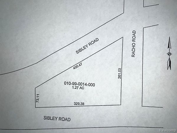 VACANT SIBLEY Road, Brownstown Twp, MI 48193